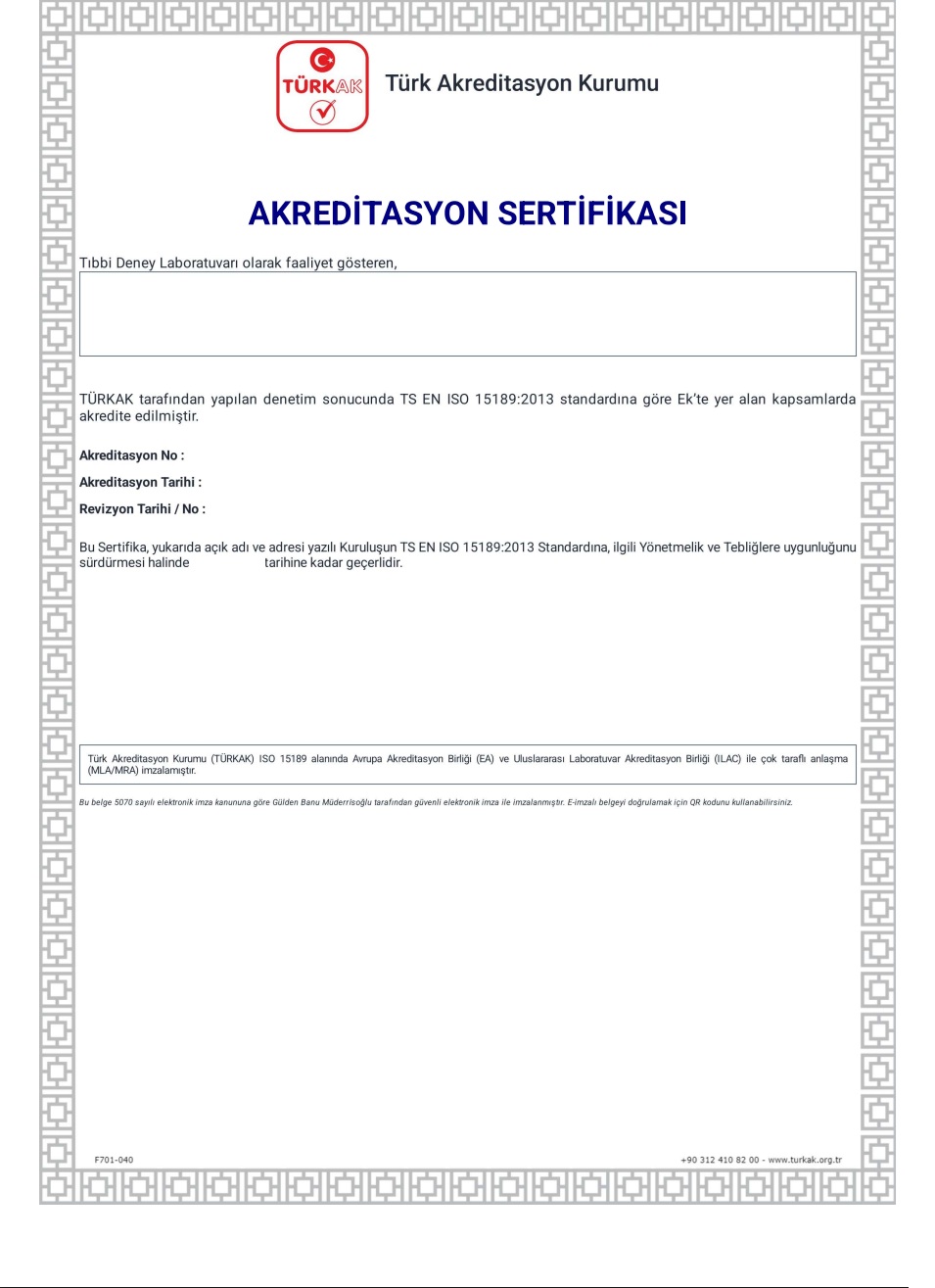 TS EN ISO 15189